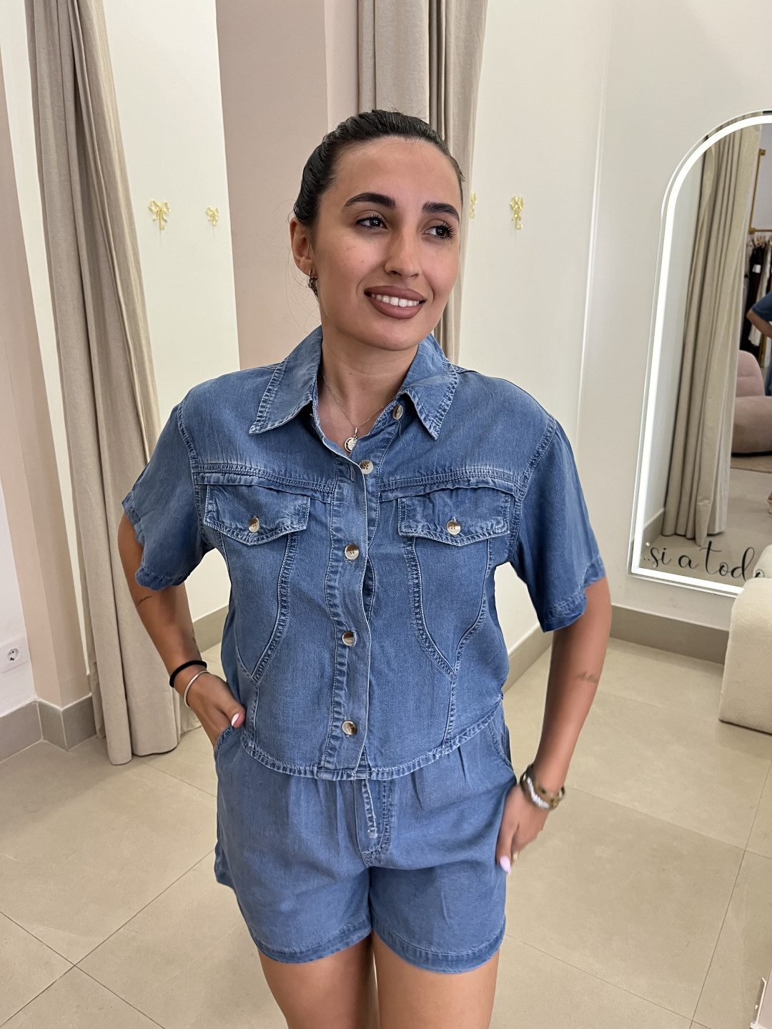 total look denim