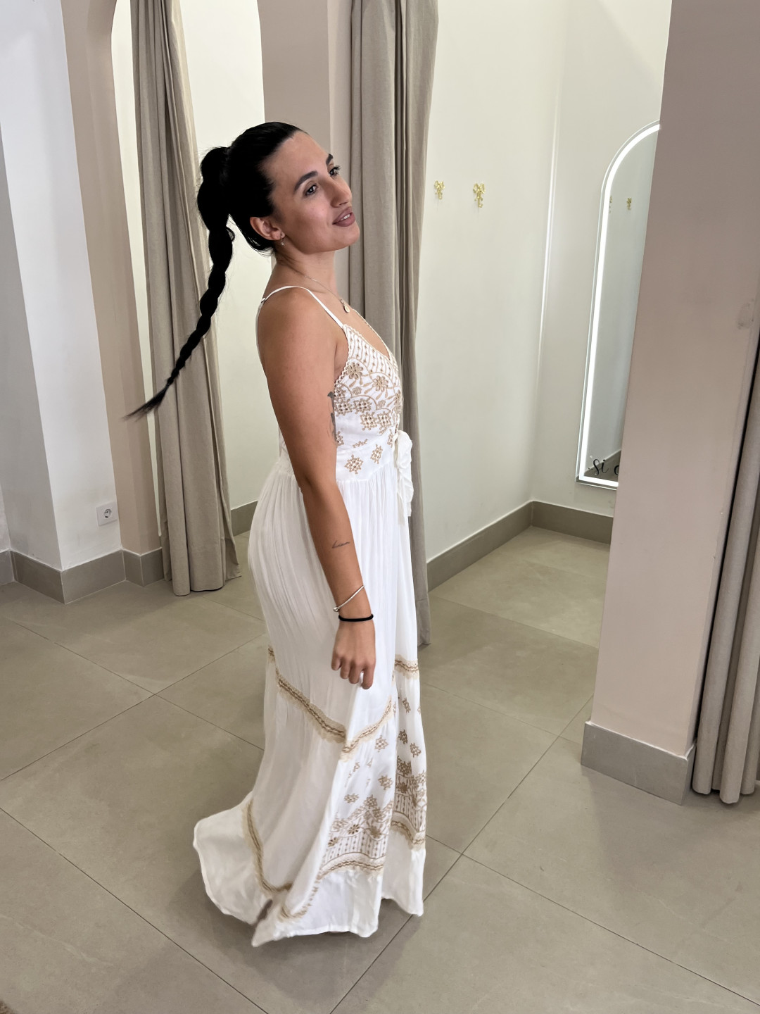 Vestido indio 26181