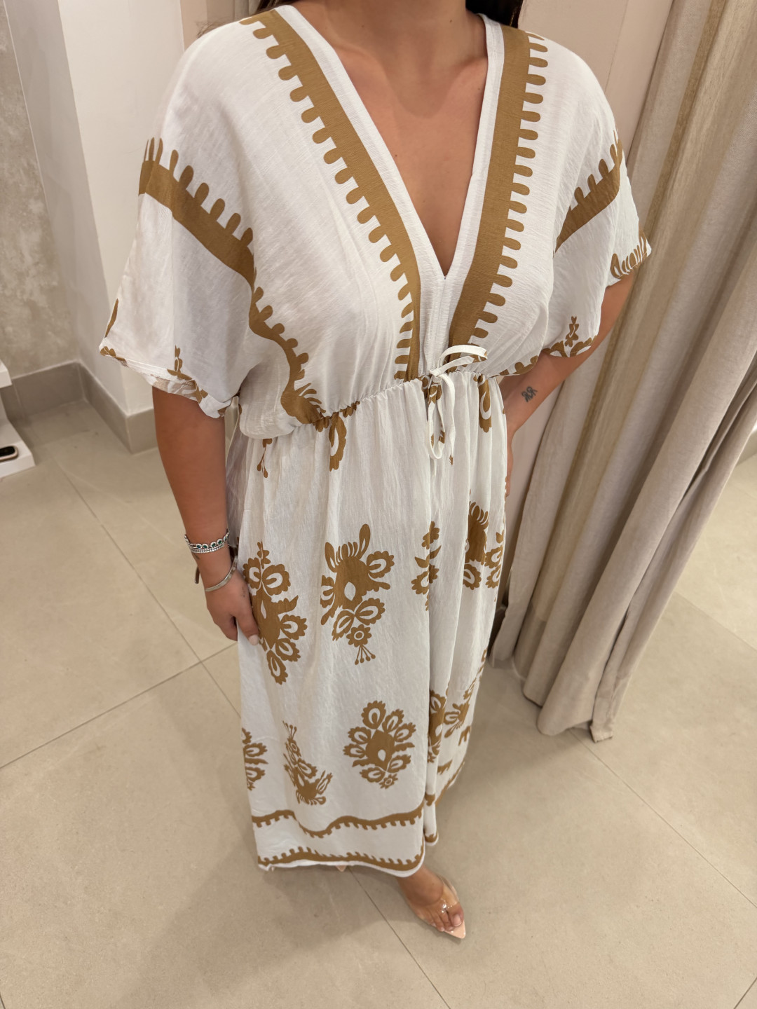 Vestido bicolor