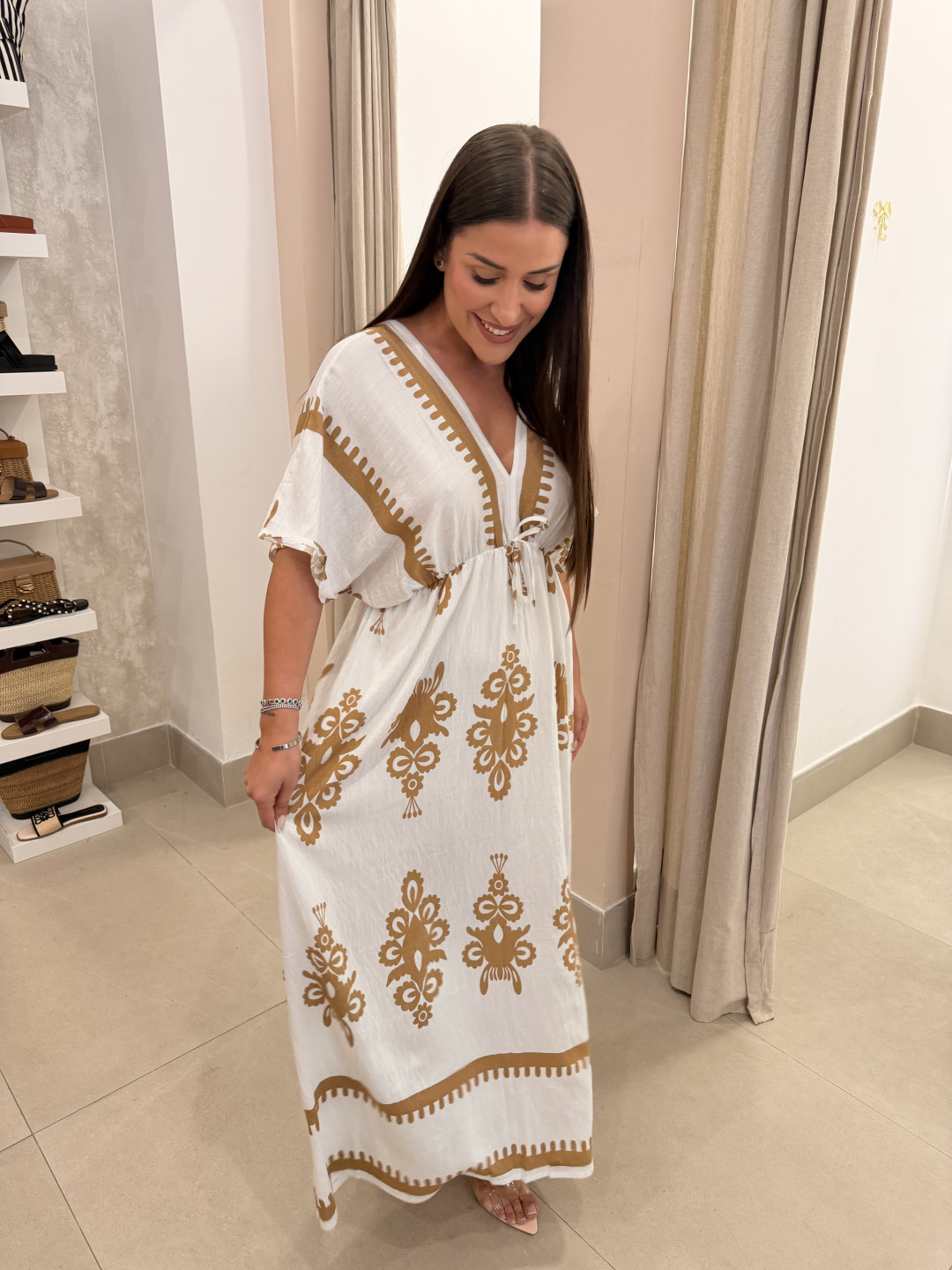 Vestido bicolor