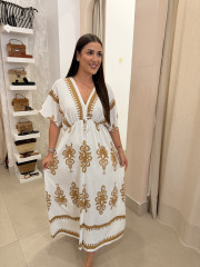 Vestido bicolor