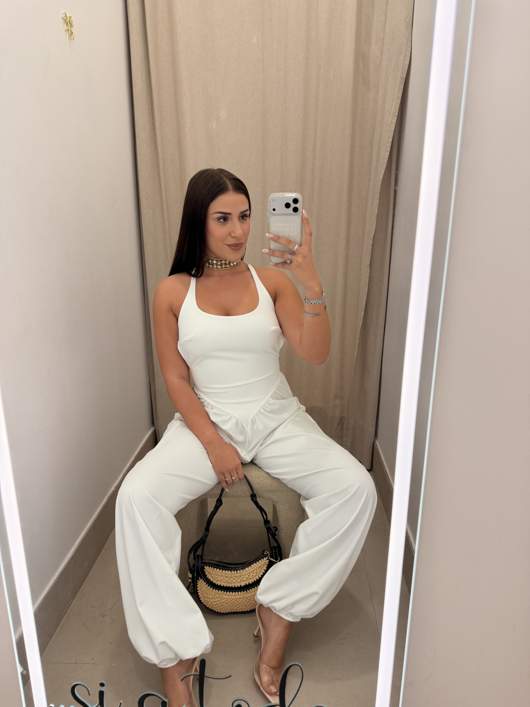 Mono eva blanco
