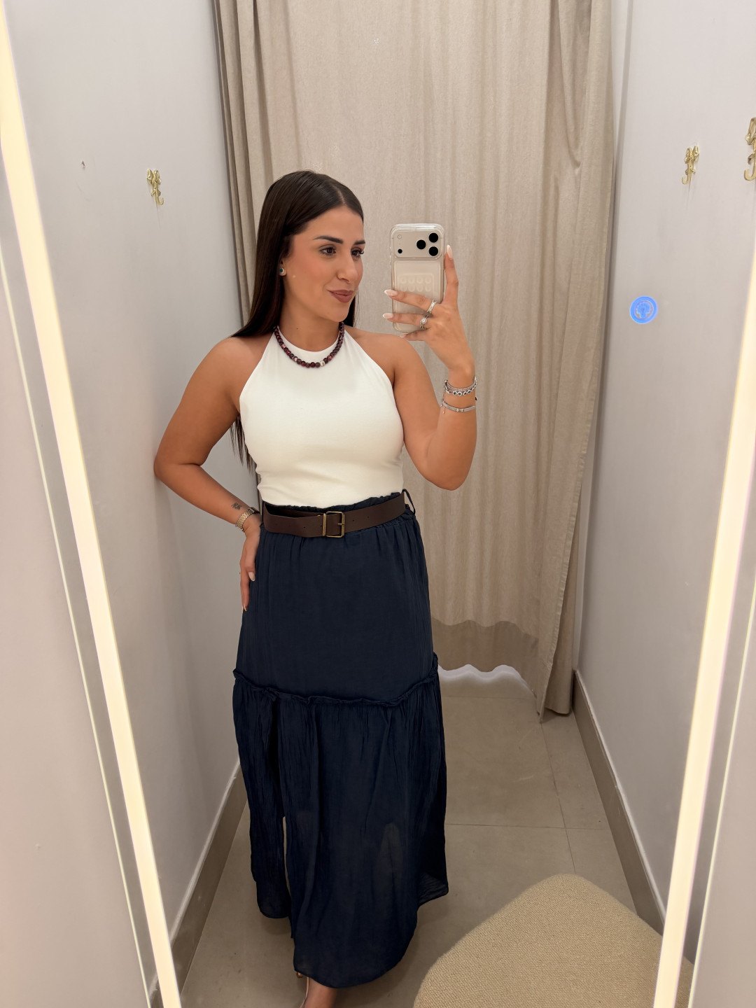 Top cuello halter básico