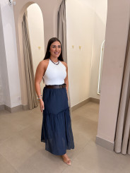 Falda boho larga ( incluye cinturon)