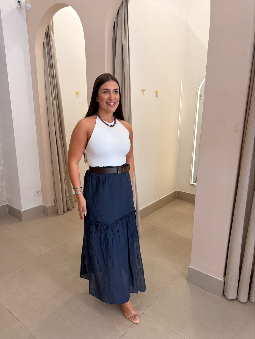 Falda boho larga ( incluye cinturon)