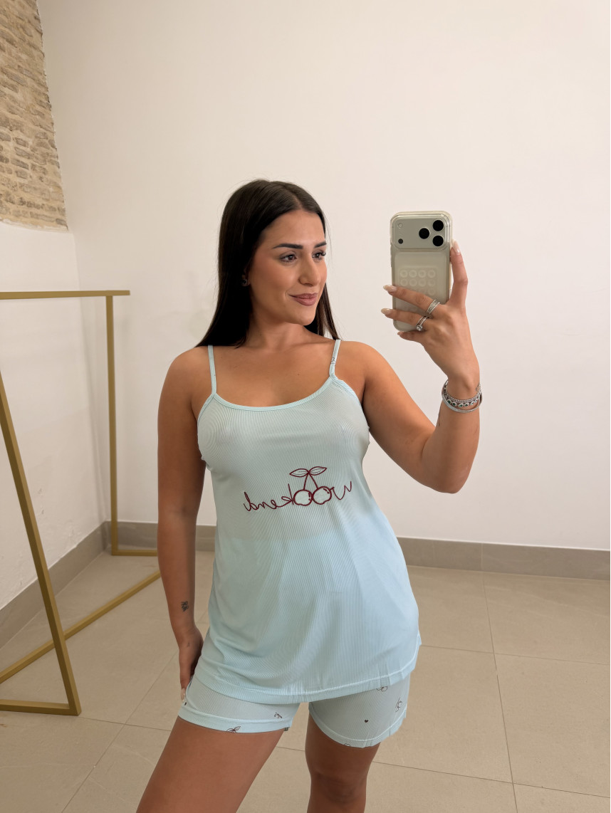 Pijama wookend cereza