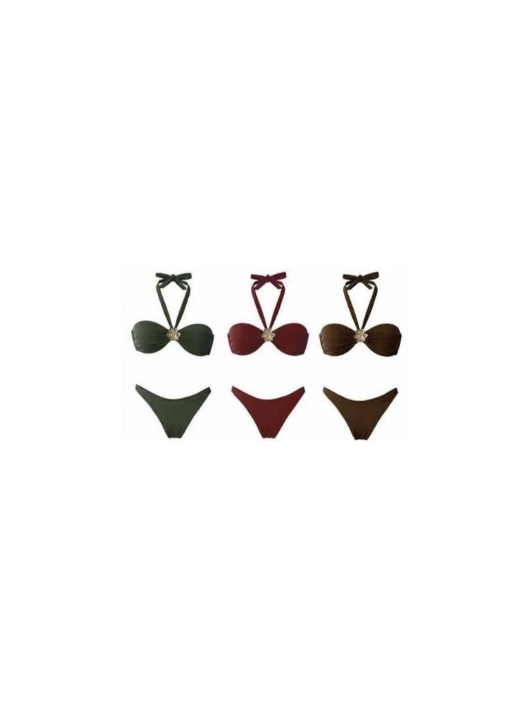 Bikini Detalle Flor dorada J0018
