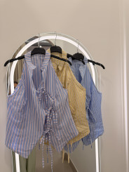 Camisa rayas detalle lazos