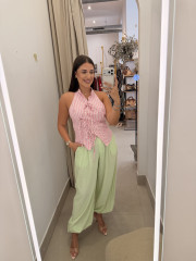 Pantalon bambula tipo balloon
